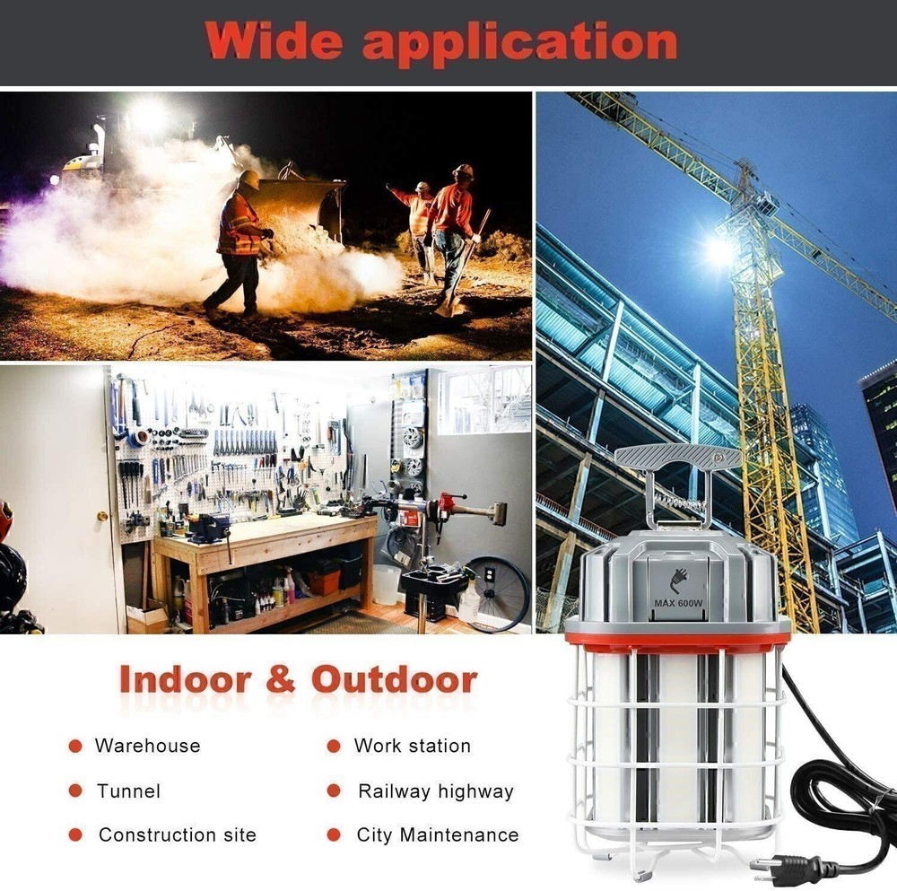 22500LM -150W LED Temporary Work Light Linkable Portable Work Lamp Constructions