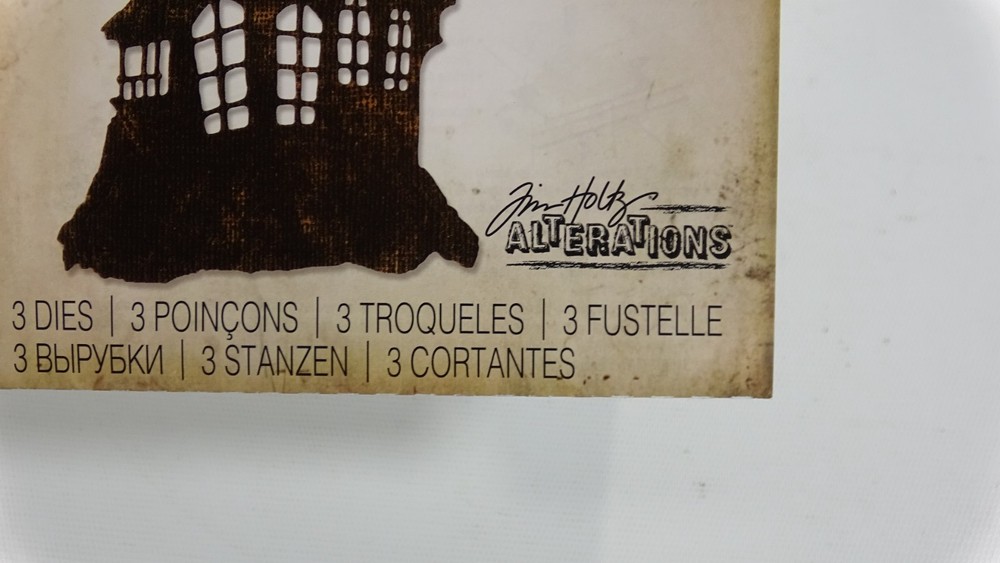 2017 Tim Holtz Sizzix Thinlits Haunted House Halloween Dies #662378