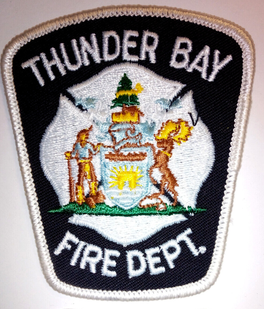 Thunder Bay Fire Department Patch Badge Crest