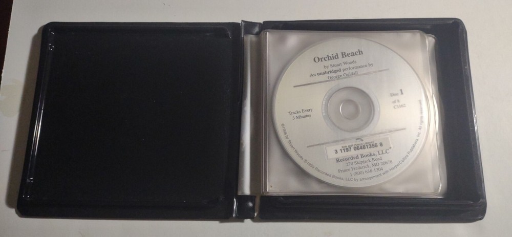 Orchid Beach by Stuart Woods. 7 Compact Discs. Missing Disc 8.