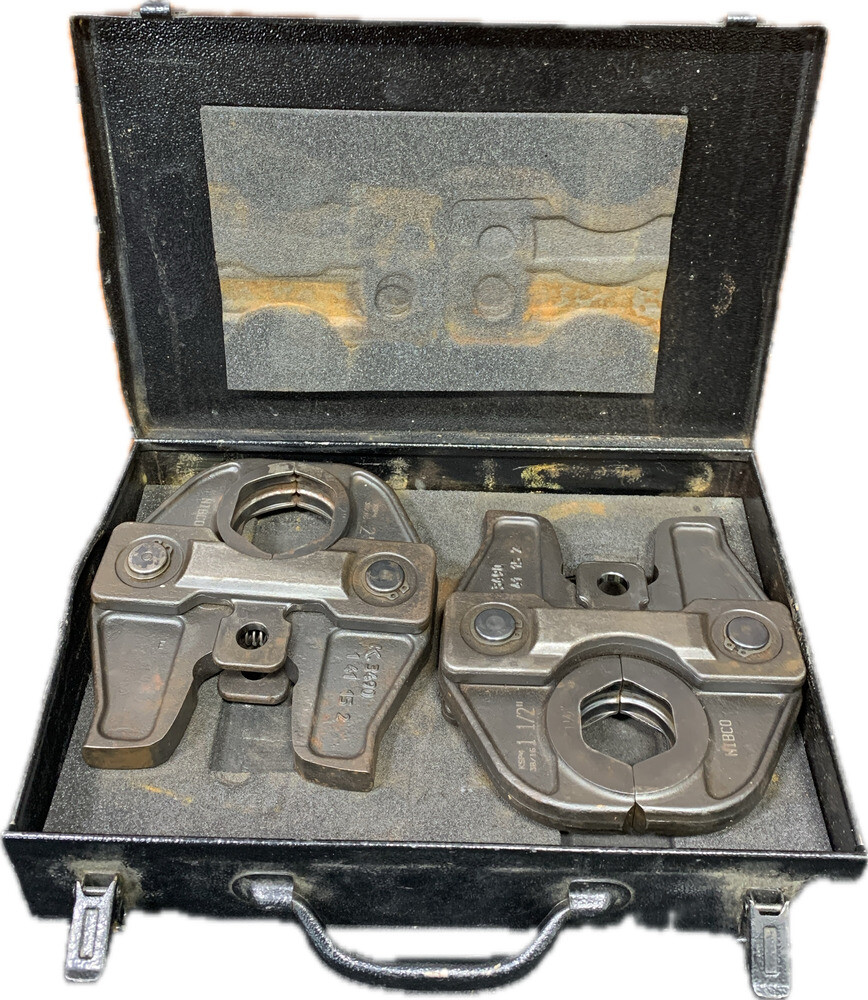Nibco KSP4 Pair 1 1/2" 2" STD Press Jaw - Used - Includes Hard Case