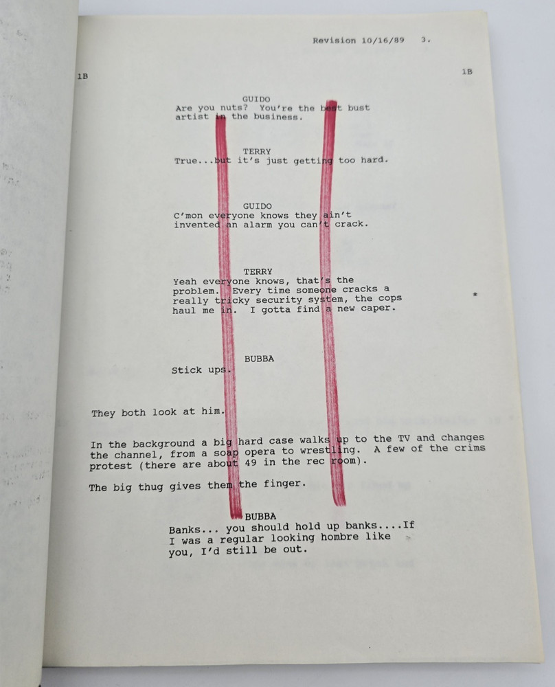 ALMOST AN ANGEL / Paul Hogan 1989 Move Script Screenplay, perform God's work