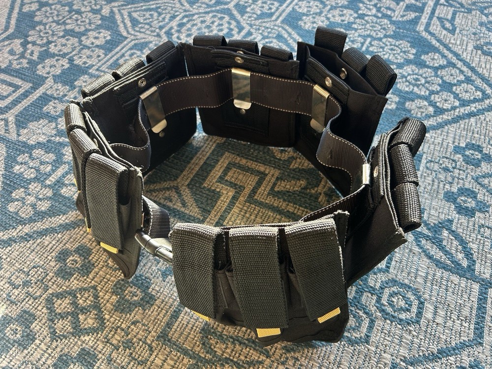 thinktank utility belt with rtp pouches