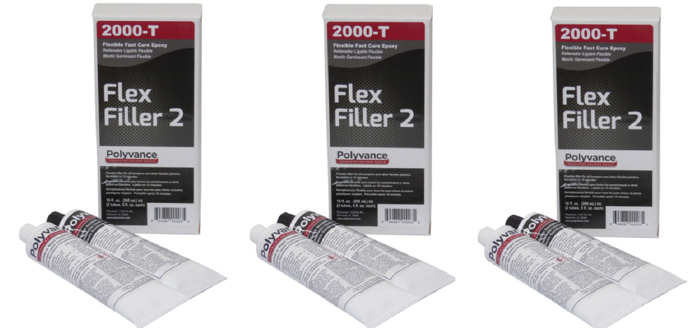 Polyvance 2000-T Flex-Filler 2 Flex Epoxy Adhesive (3 Pack)