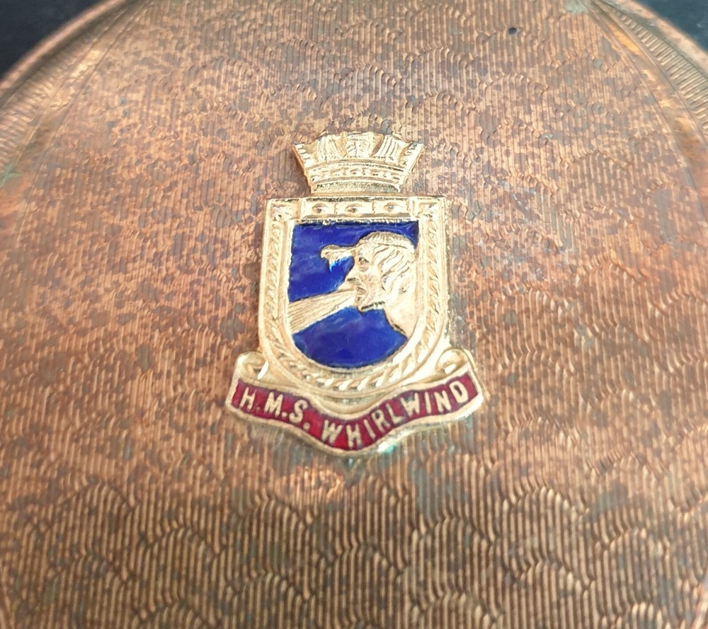 WWI & WW2 British Destroyer HMS Whirlwind (1918-1940) Loved One's Lady's Compact