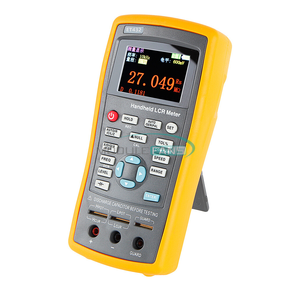 Handheld LCR Bridge Digital LCD Capacitance Inductance Resistance Meter Tester