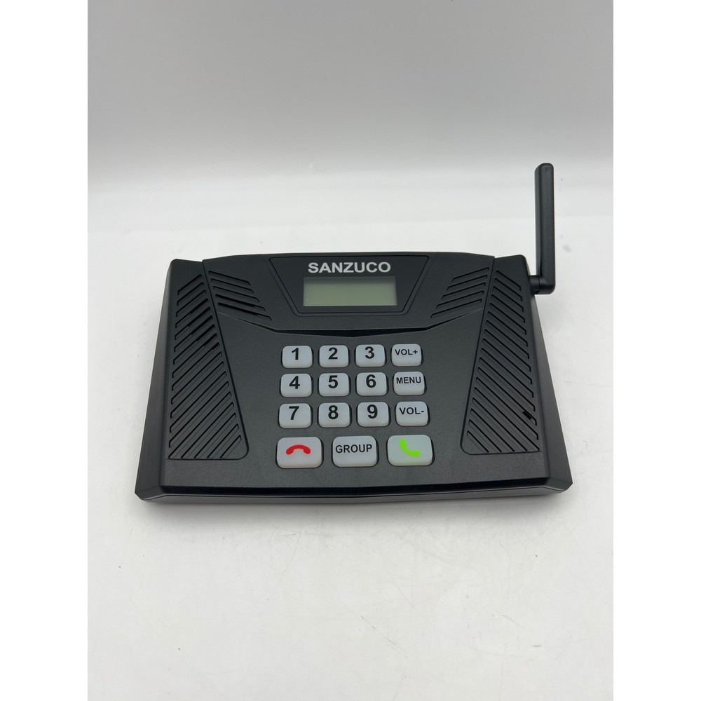 SANZUCO Wireless Intercom System - 5300ft Range, 9 Channels (6-Pack, Black)