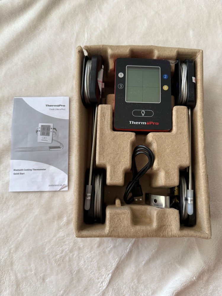 ThermoPro TP25 Wireless Bluetooth Meat Thermometer With 4 temperature Probes