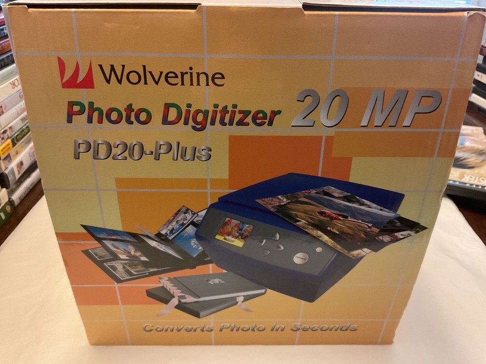 Wolverine Rapid 20MP Photo Digitizer Scanner Blue Model PD20-Plus - Nice!