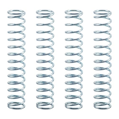 9712 Compression Spring, Nickel-Plated Finish,Spring Steel Construction, 0.051