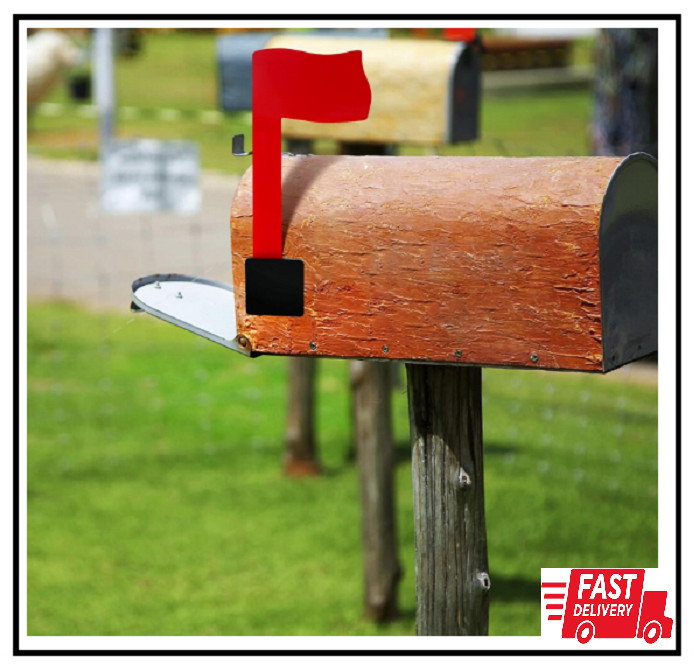 Easy-Install Mailbox Flag Replacement Kit - Upgrade Your Mailbox with a Red F