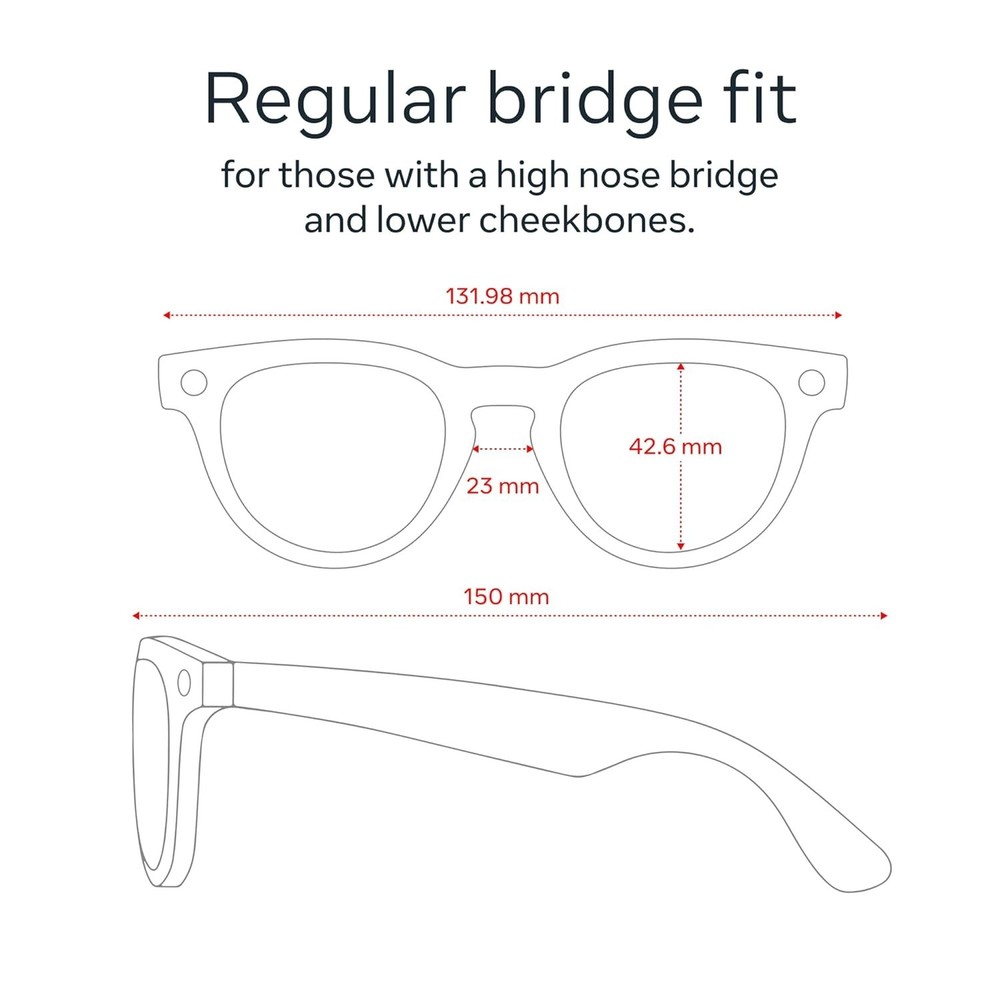 Ray-Ban Meta (Gen 2), Headliner, Matte Black, Gradient Graphite Lenses, 3K Ultra