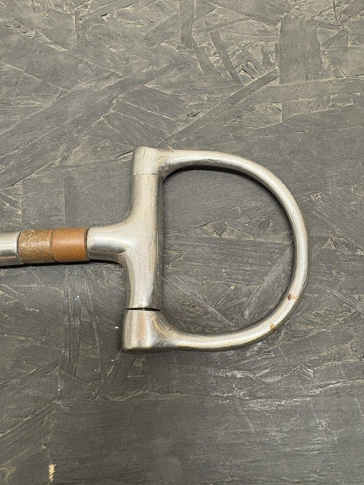 D-ring Jointed Snaffle Bit With Cooper Rollers