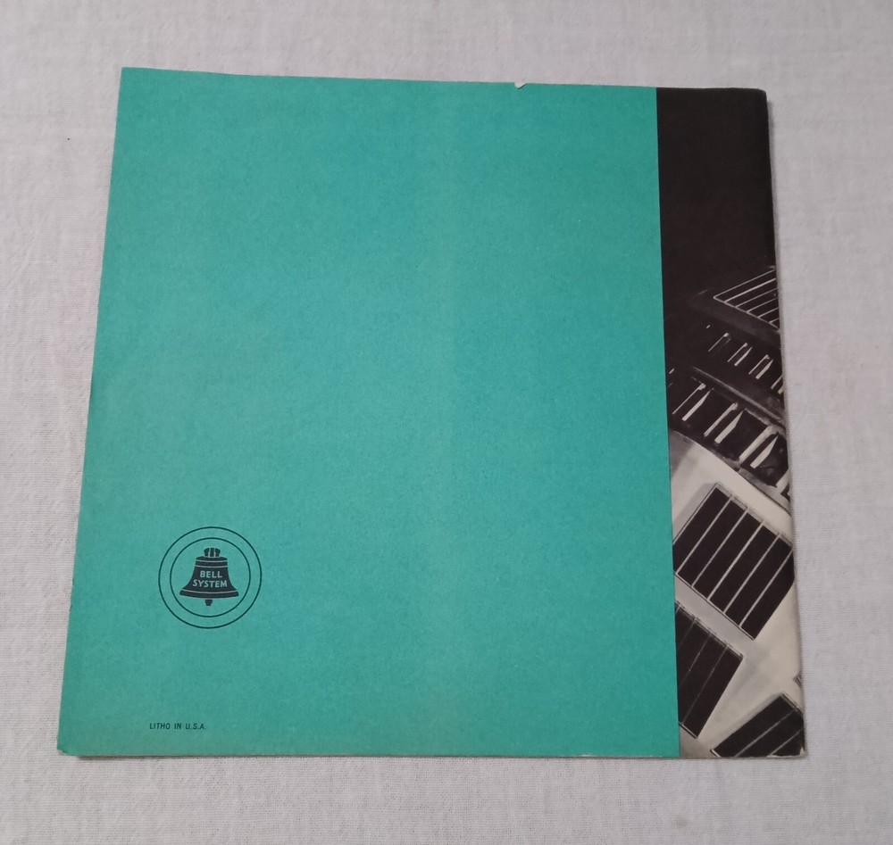 VINTAGE BELL SYSTEM PROJECT TELSTAR EXPERIMENTS IN ACTIVE SATELLITE BROCHURE