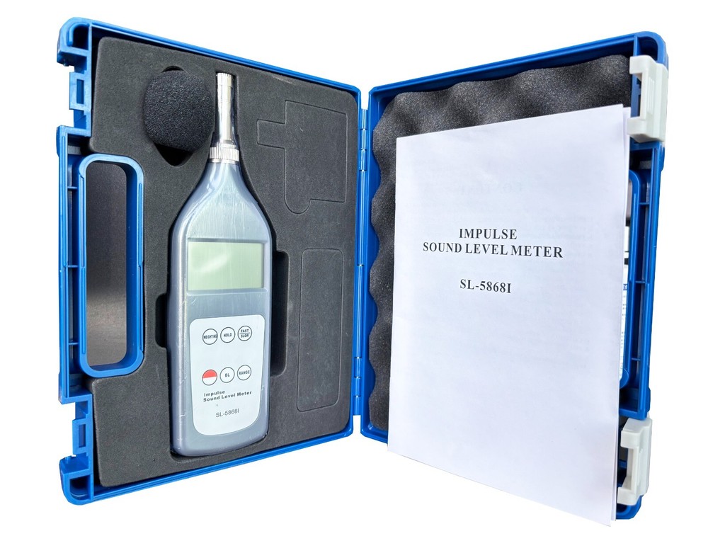 Impulse Decibel Reader Sound Level Meter Noise Meter with Range 25dB~130dB (A)