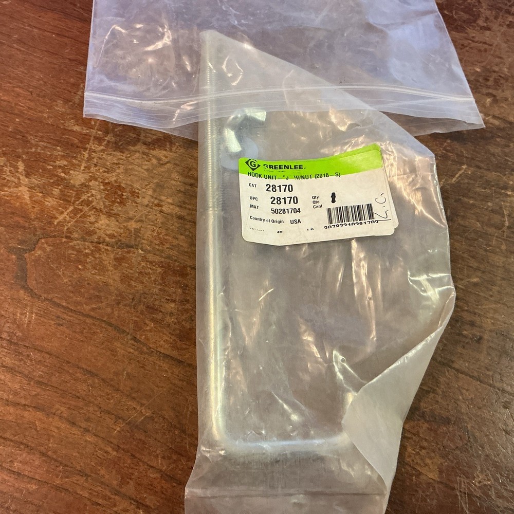 Greenlee 28170 J-Hook For Cable Roller (new)