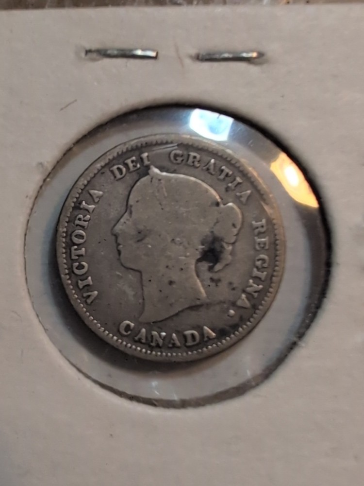 Canada 5 Cent 1890 Silver