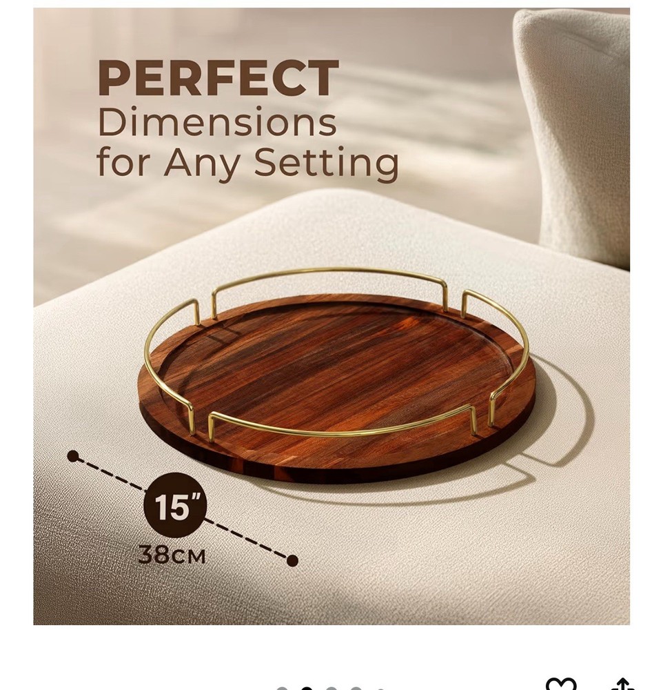 Acadia Wood Serving Tray