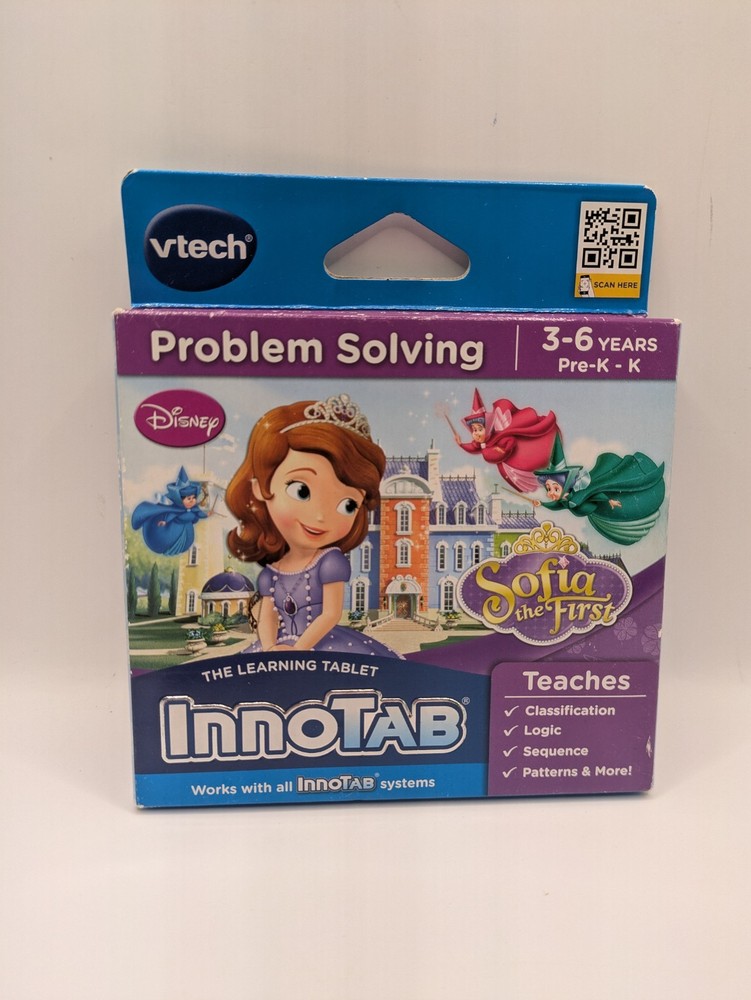 VTech InnoTab Software Disney Sofia the First Problem Solving Skills BRAND NEW!