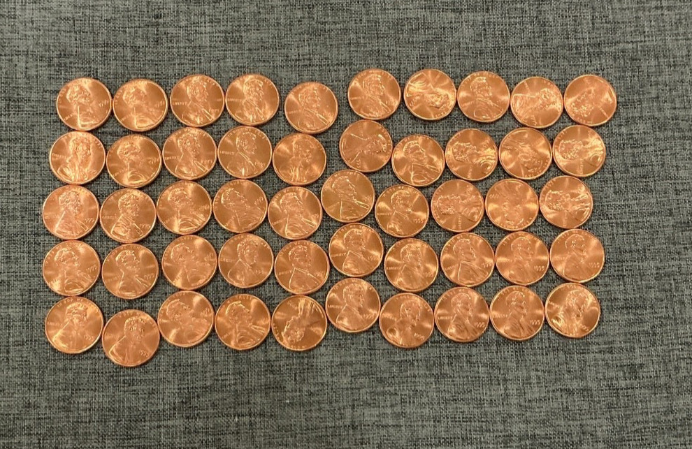 1995-P Uncirculated Lincoln paper-wrapped roll