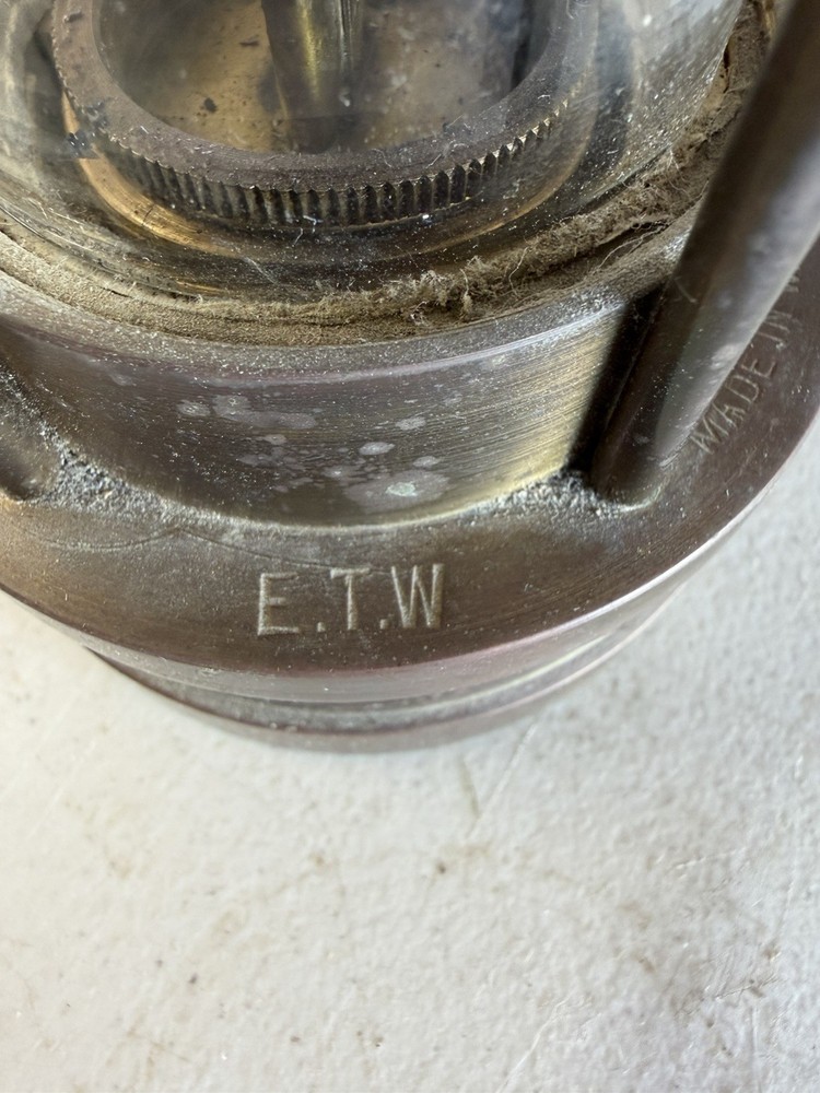 E. Thomas & Williams Ltd. Brass Miner’s Lamp Wales