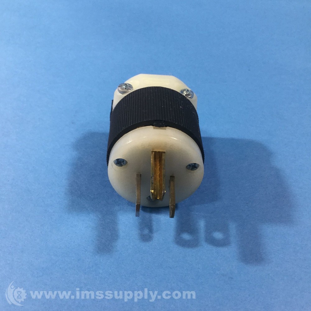 Hubbell HBL5266C Straight Blade Plug FNOB