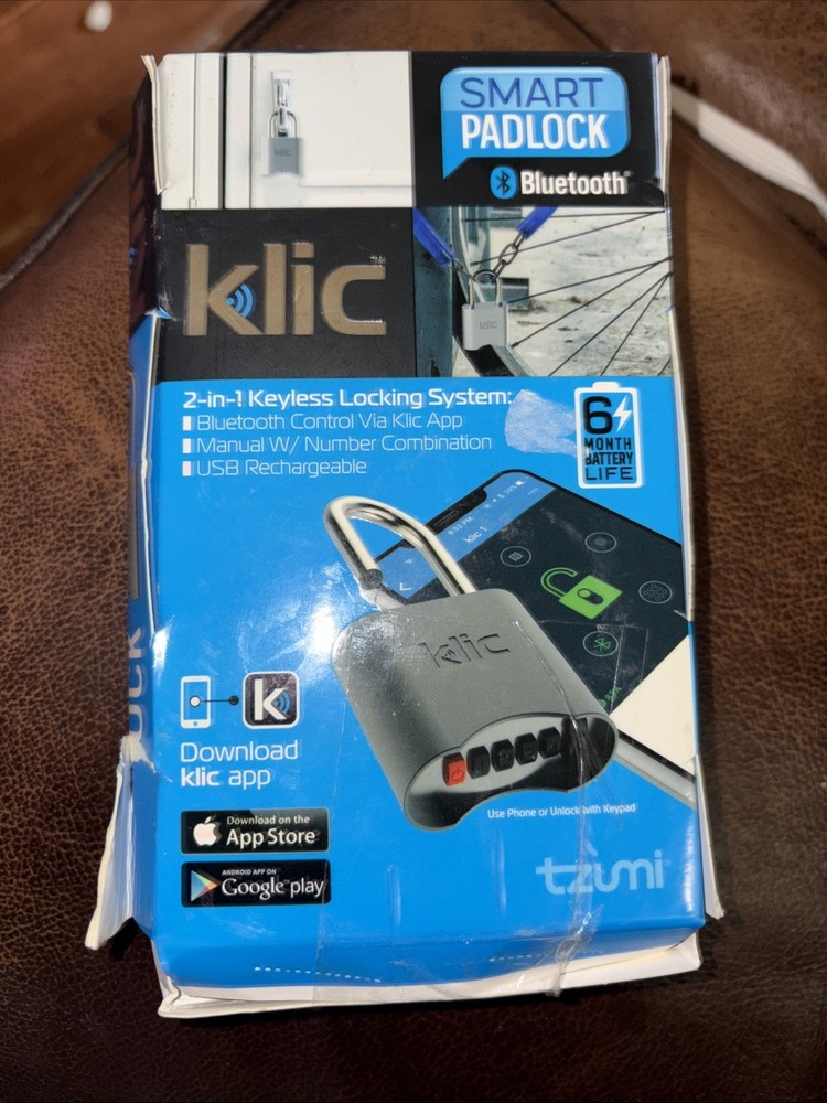 Keyless Padlock Bluetooth Enabled Micro USB (read Description)￼