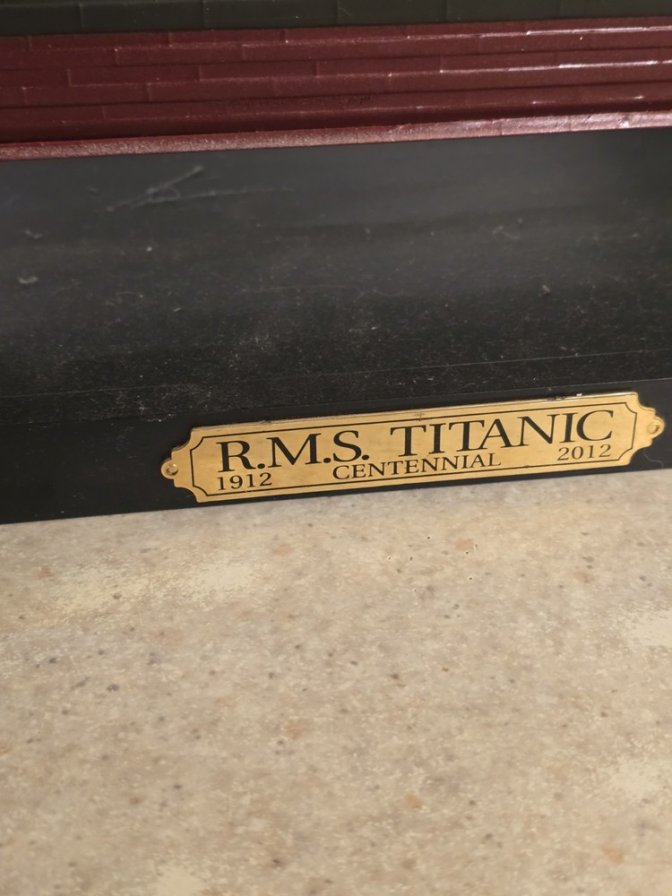 1912 RMS Titanic Centennial 2012 Plastic