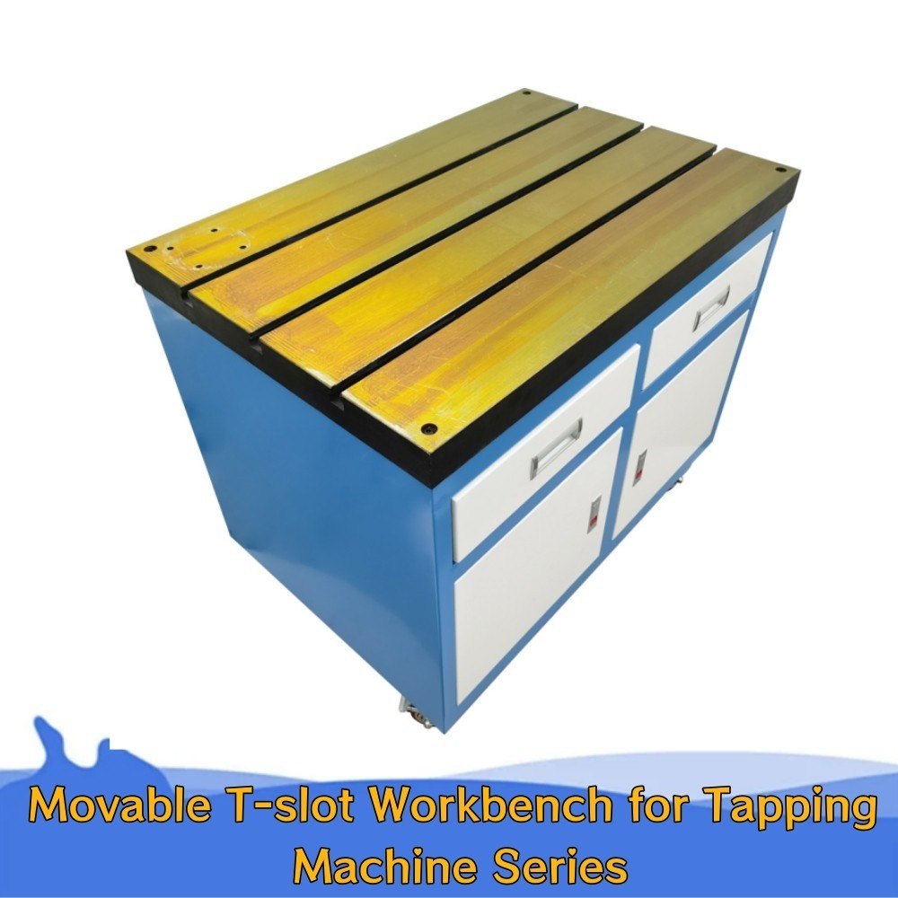 Tapping Machine Series Workbench/Operating Table Movable 3 T-slot Workbench