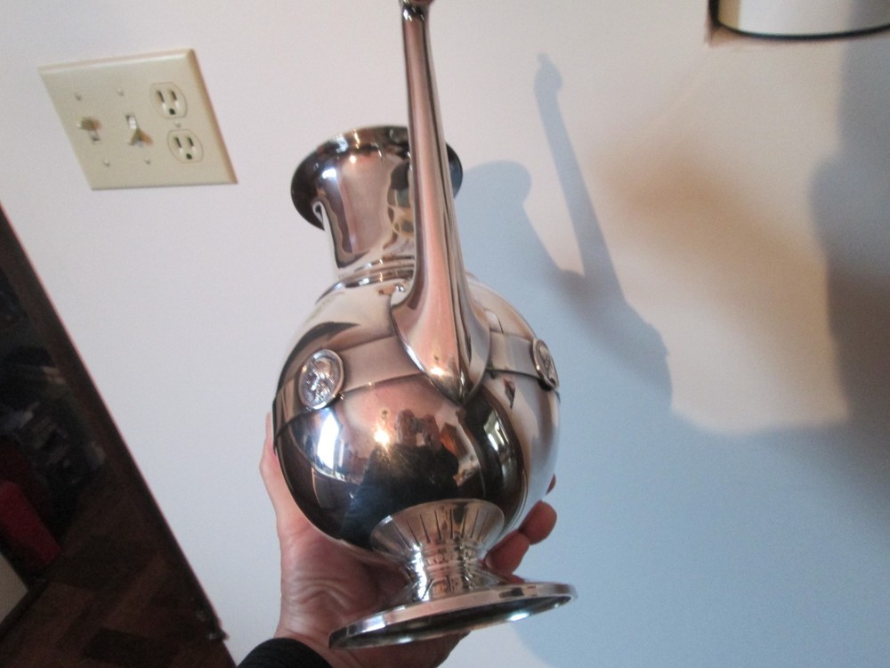 Rare Antique S.P. - MEDALLION Pattern - GORHAM - 6 pc COFFEE / TEA SET - MINT