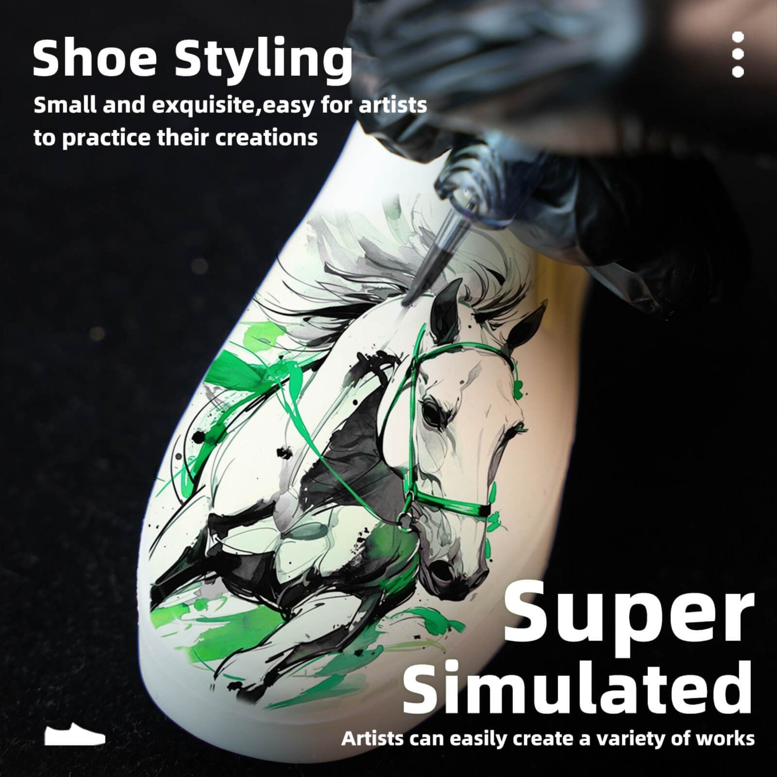 Fold Pro Year of the Horse Edition Wireless Tattoo Pen Machine 2.5-4.5mm 7 Adjus