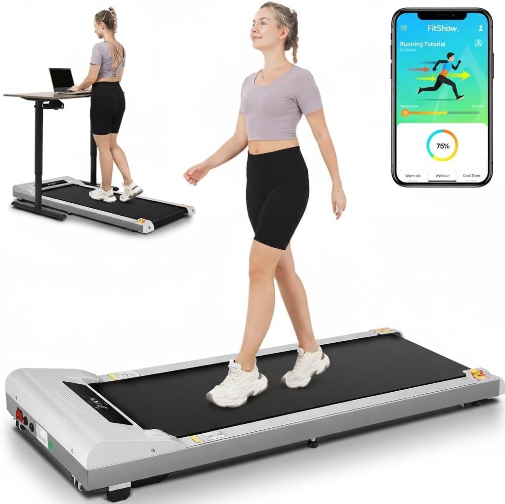 Treadmills for Home 300 lbs Weight Capacit,Smart Treadmill with LED Display