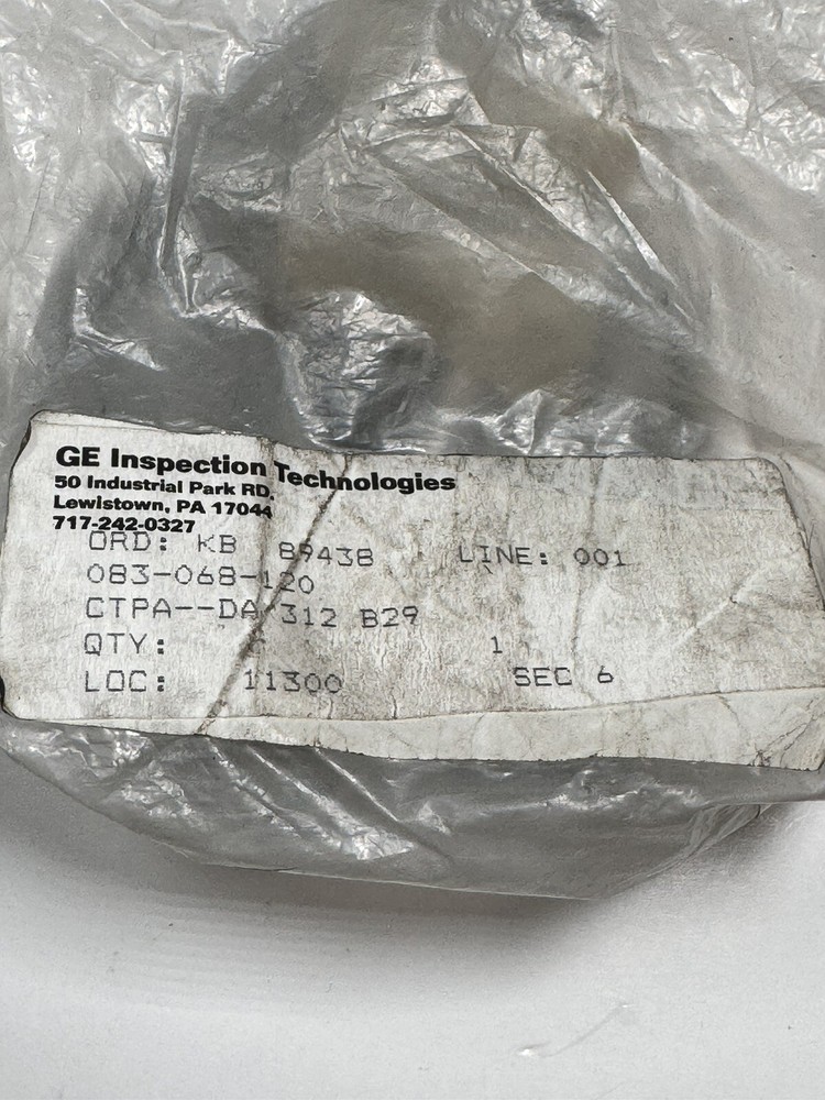 GE Technologies 083-068-120 (Krautkramer Thickness Gauge Probe Accessory)