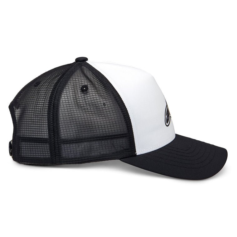 Alpinestars Advantage Tech Trucker Baseball Cap Hat White Black
