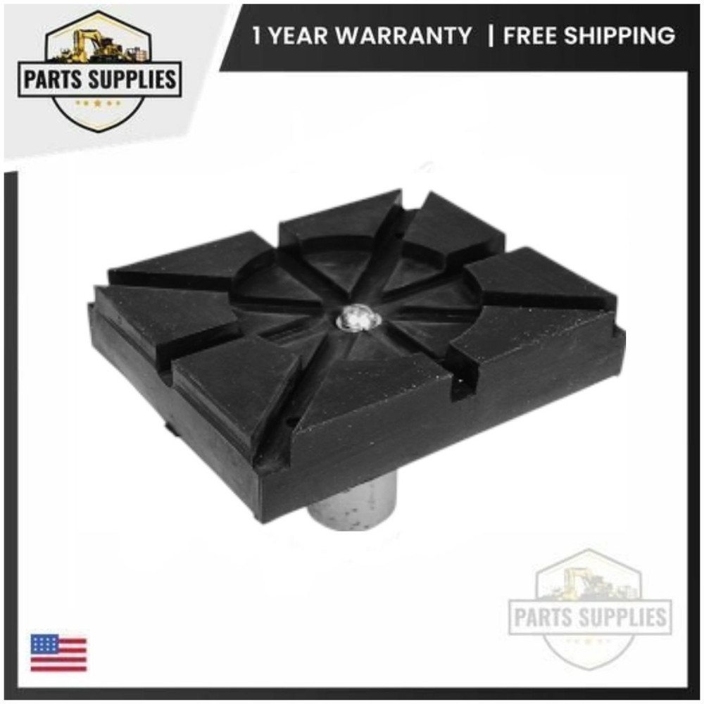 2-1993x Rectangular Adapter Base w/ 7805-168 Pad fits Wheeltronic Two-Post Lift