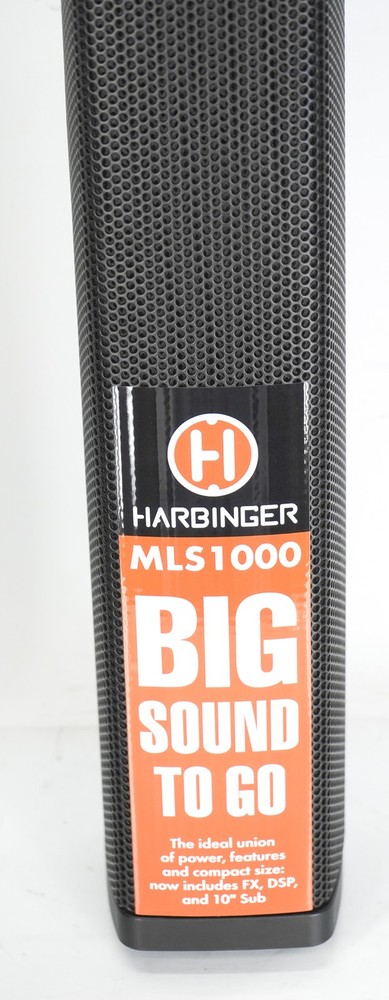 Harbinger MLS900 Active Personal Line Array PA System Black