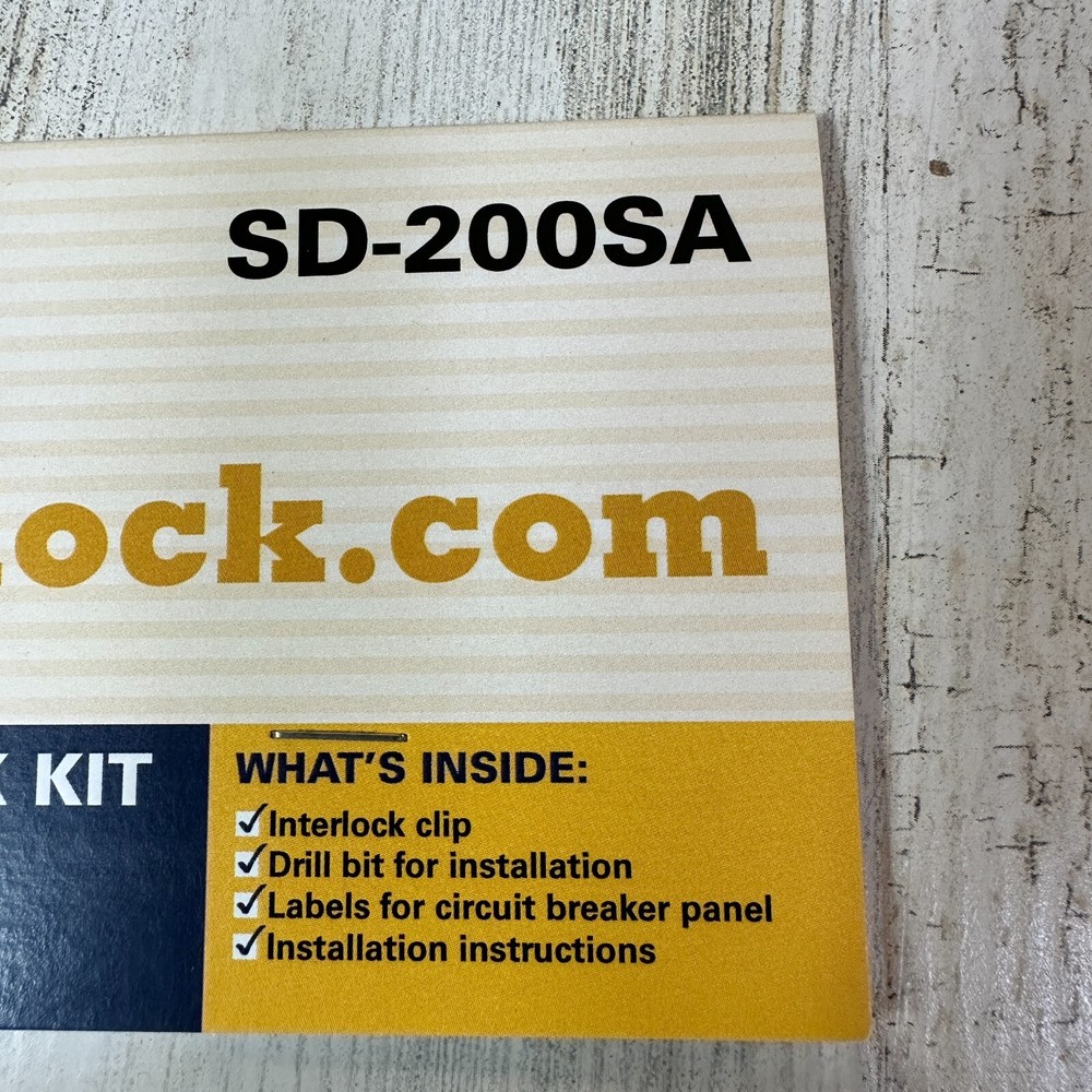Generator Interlock Kit Compatible with Square D Generator Interlock Kit for Hom