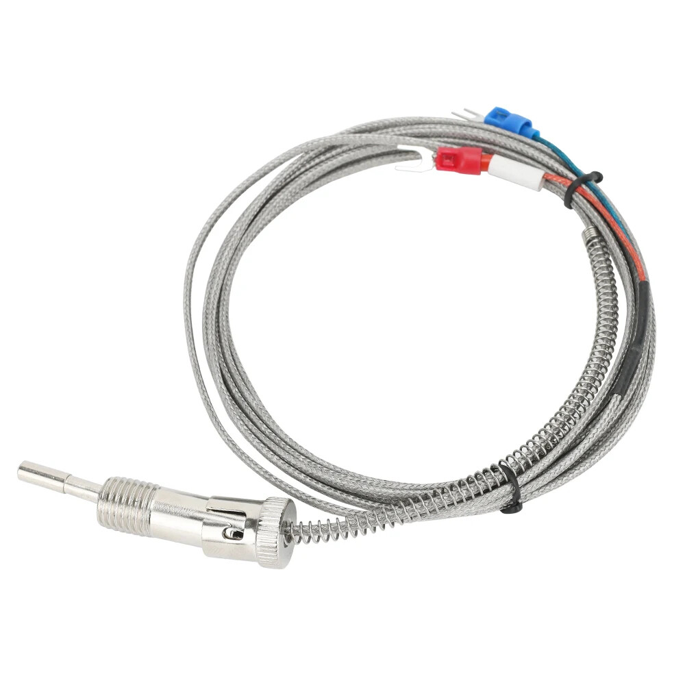M12 *1.5 thread spring 0-600℃ K J type thermocouple industry temperature sensor