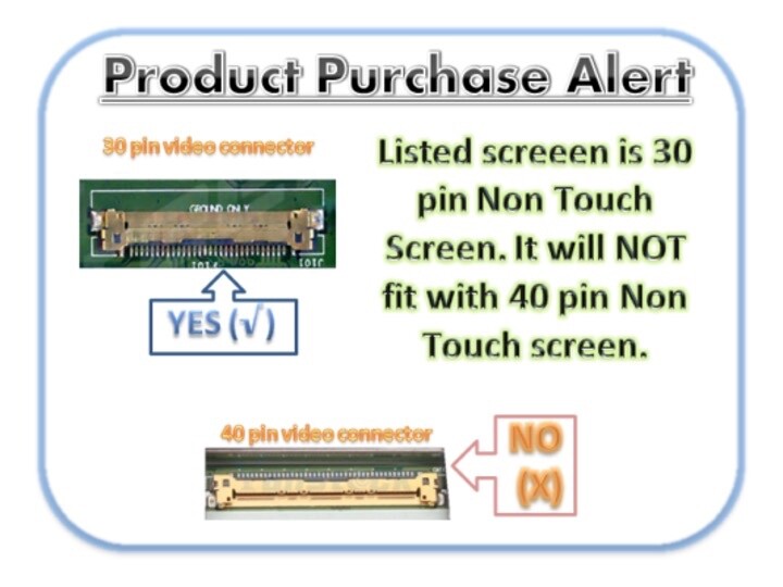 For HP 14-CF 14-CF2111WM 14-CF2112WM LCD LED screen 14.0" 30 pins 1366X768 HD