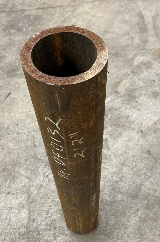4" O.D. BLACK STEEL, NON THREADED, 3 FT LONG WELDED PIPE