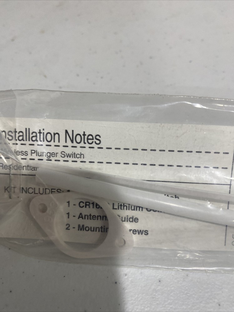 ION Security Plunger Wireless Door Sensor RB2G (2 GIG Compatible) Switch