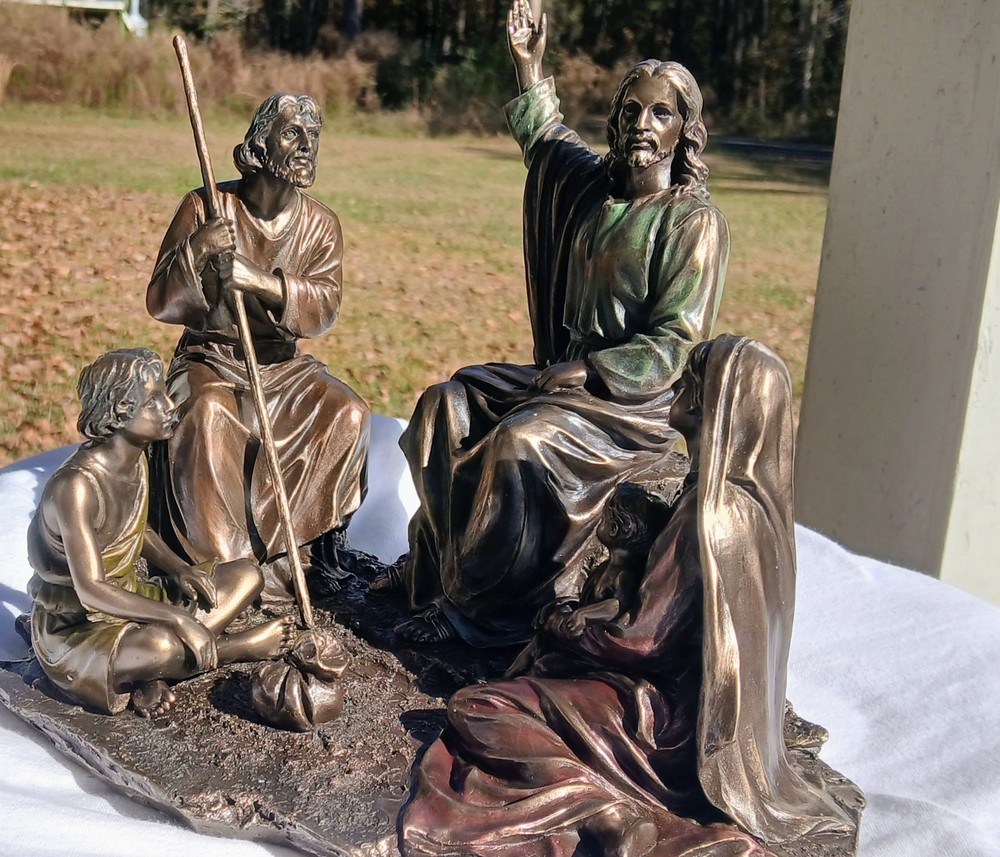 Lucente Sermon On The Mount Bronze Finish Statue