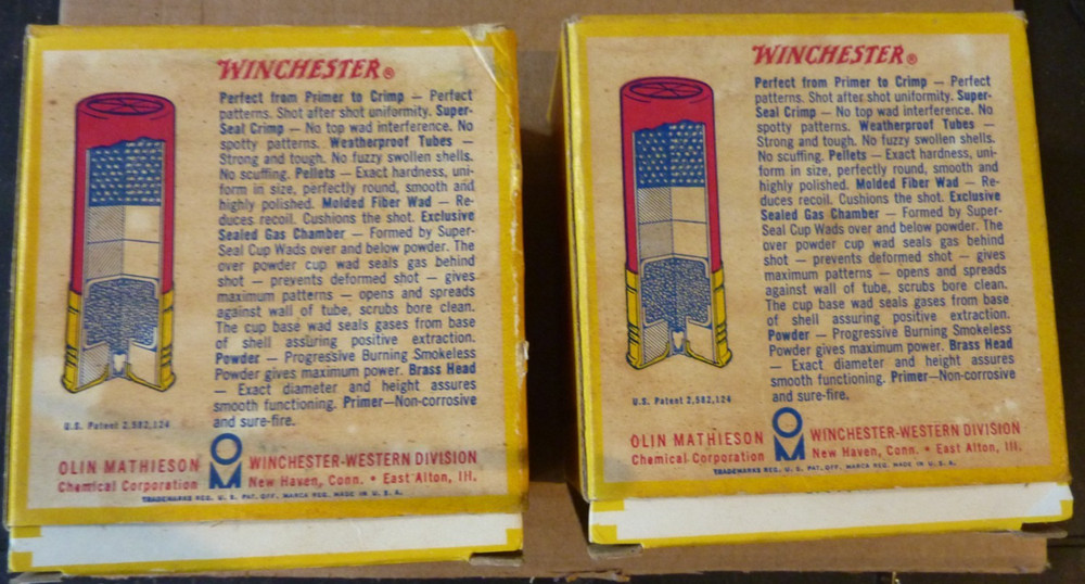 Vintage Winchester Super Speed 12GA Shotgun Shells Empty Boxes