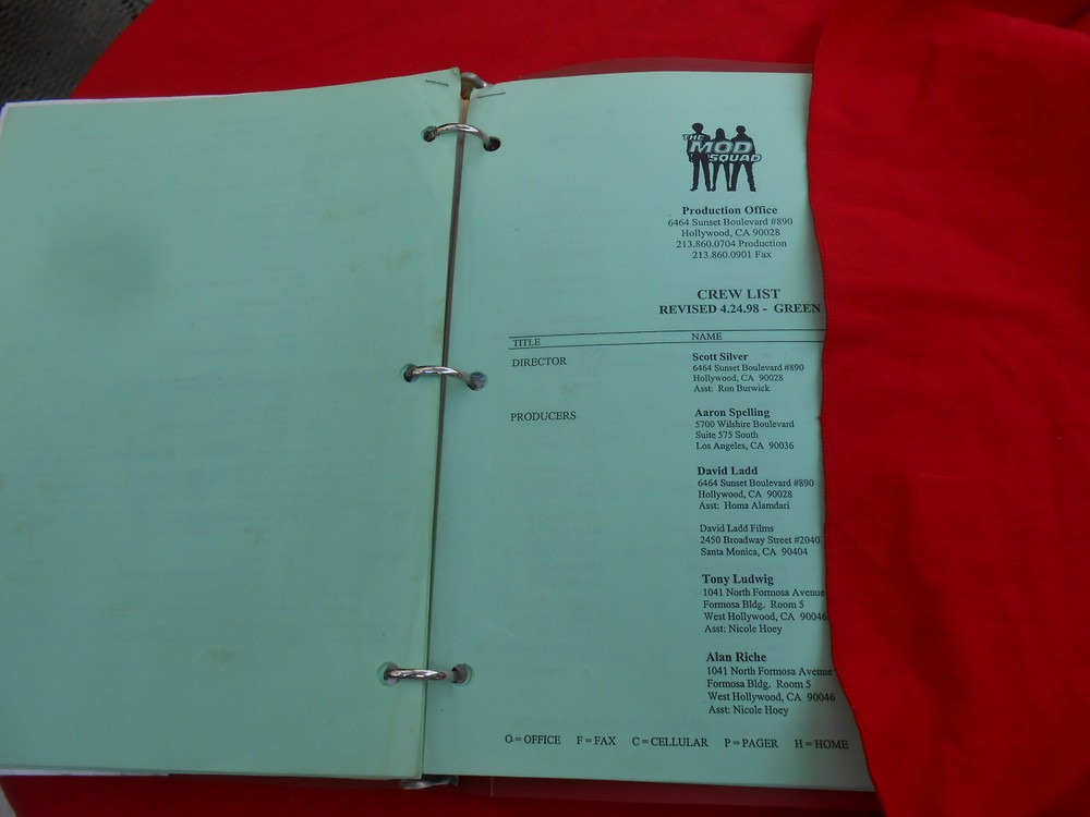 STEPHEN KAY & SCOTT SILVER-THE MOD SQUAD-SCREENPLAY-SCRIPT-FINAL DRAFT + MORE