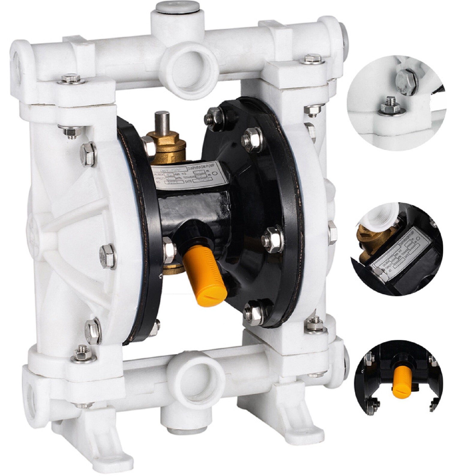 1/2 in Air Operated Double Diaphragm Pump for Chemical Water