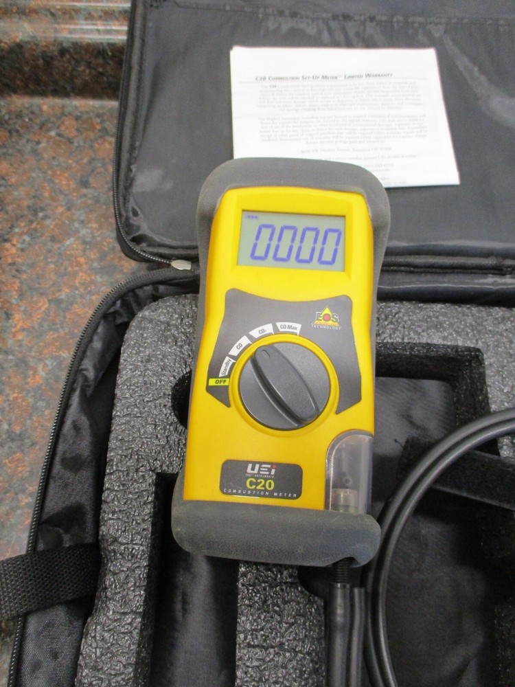UEI TEST INSTRUMENTS C20 Combustion MeterDigital Electronic LCD G4445047