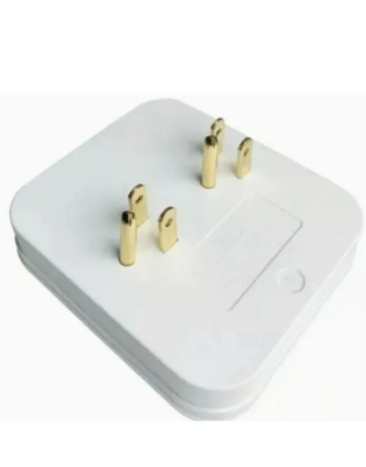 6 Outlet Wall Outlet Adapter Multi Plug Power Splitters Electrical Tap In 2 Pack