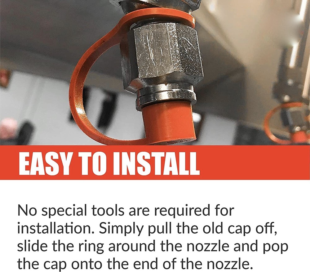 🔥🧯(75) PACK R102 STYLE FIRE SUPPRESSION SYSTEM RUBBER BLOW OFF NOZZLE CAPS🔥🧯