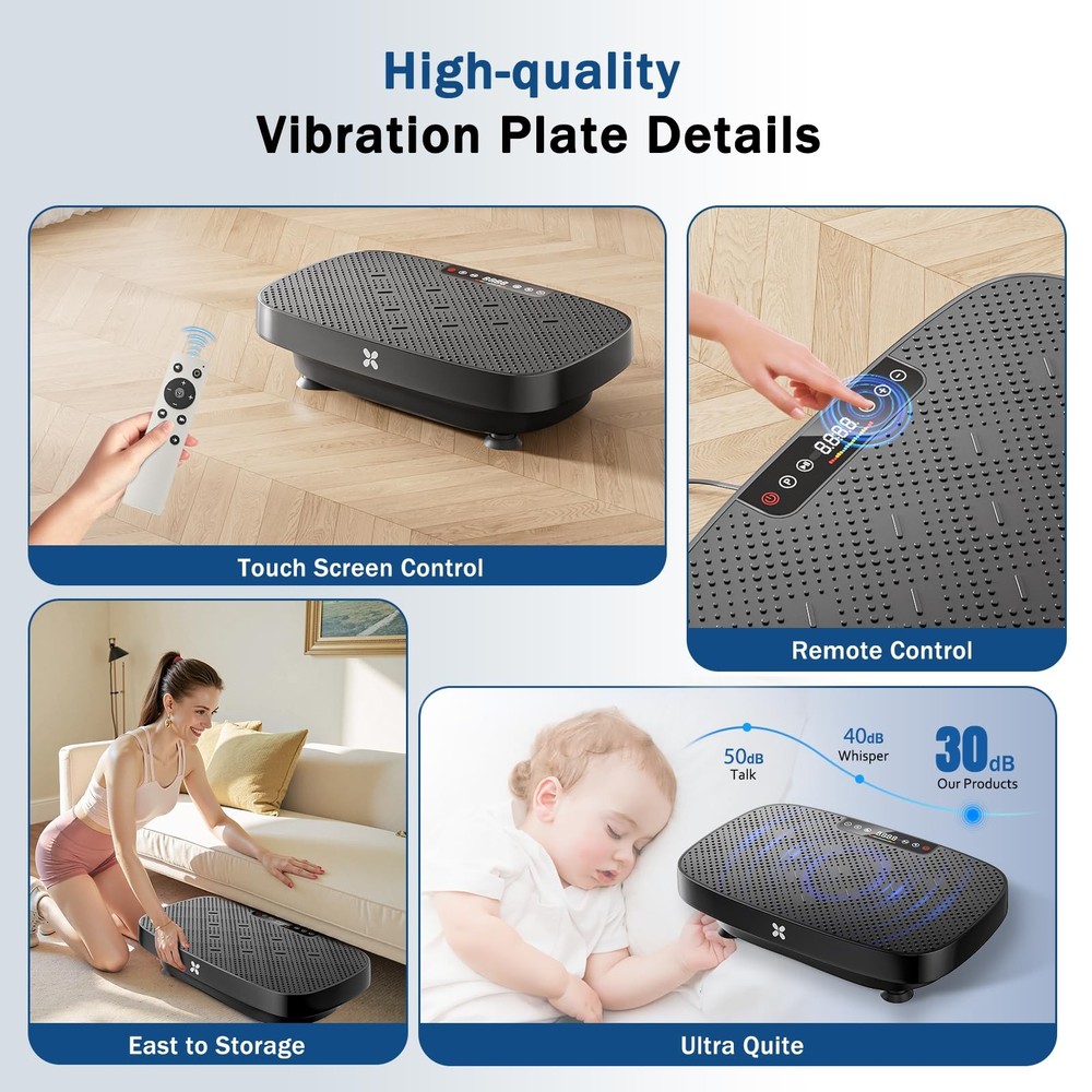 Vibration Plate Exercise Machine: Lymphatic Drainage, Fat Burning, Weight Loss