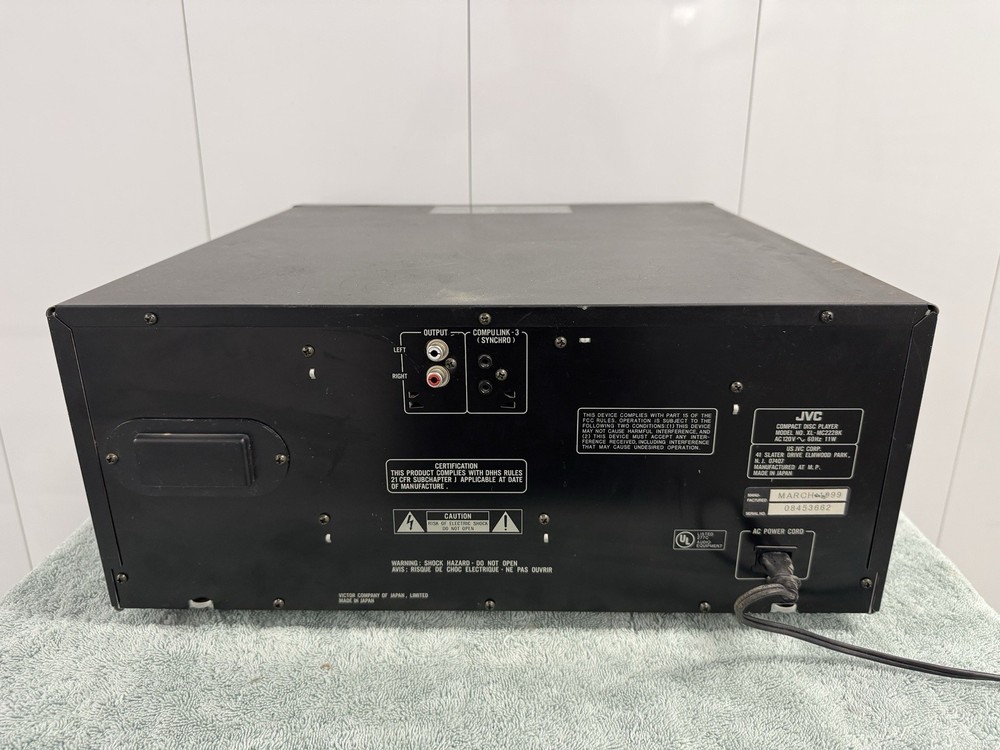 JVC XL MC222 200 Disc CD Changer Works Tested